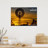 Julia Creek windmollaire poster (Keuken)