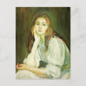 Julia Daydreaming van Berthe Morisot Briefkaart (Voorkant)