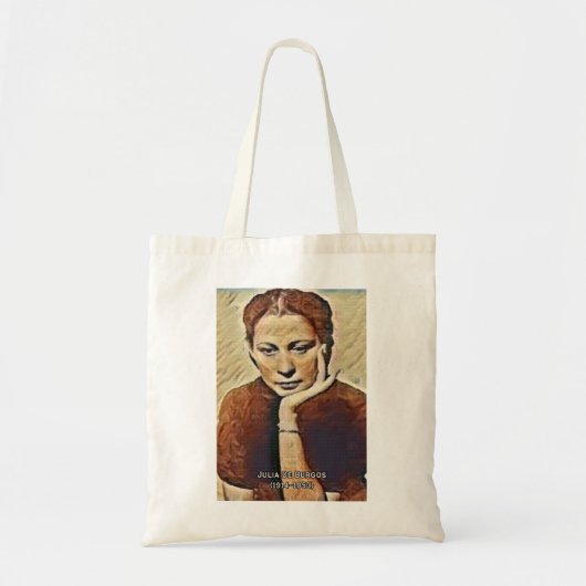 Julia de Burgos Tote Bag (Voorkant)
