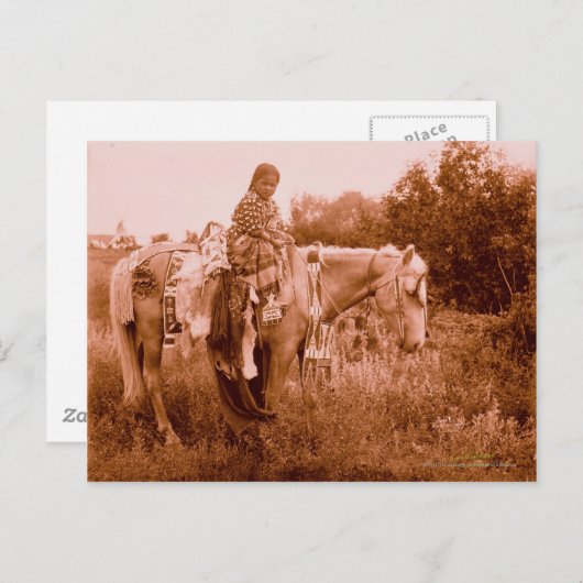 Julia - de Vrouw van de Kraai Briefkaart (Voorkant / Achterkant)