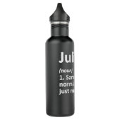 JULIA Definition Personalized Name Funny Birthday  Waterfles (Links)