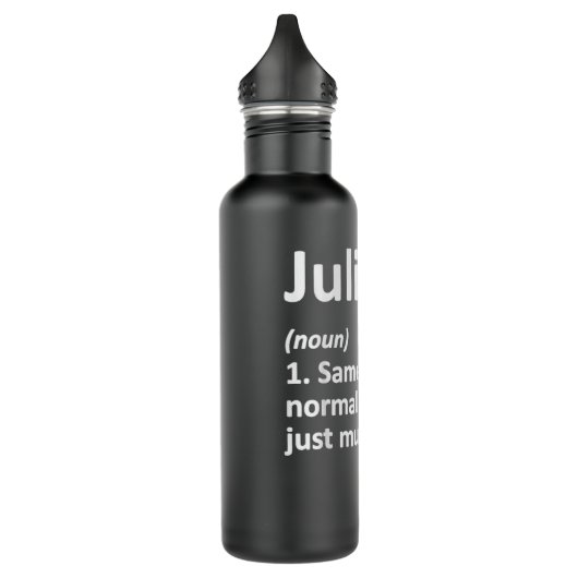 JULIA Definition Personalized Name Funny Birthday  Waterfles (Links)