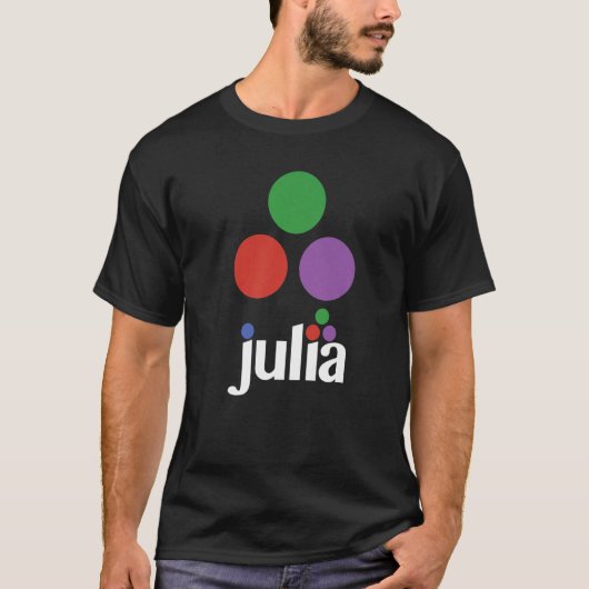 Julia Dynamic Programming Language for Computation T-shirt (Voorkant)