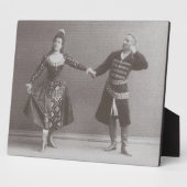 Julia en Felix Kschessinsky in de mazu Fotoplaat (Zijkant)