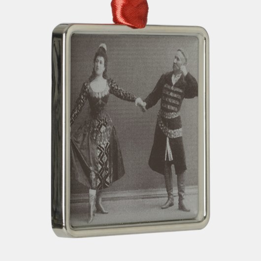 Julia en Felix Kschessinsky in de mazu Metalen Ornament (Rechts)
