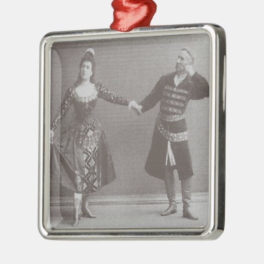 Julia en Felix Kschessinsky in de mazu Metalen Ornament (Links)