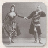Julia en Felix Kschessinsky in de mazu Onderzetter (Voorkant)