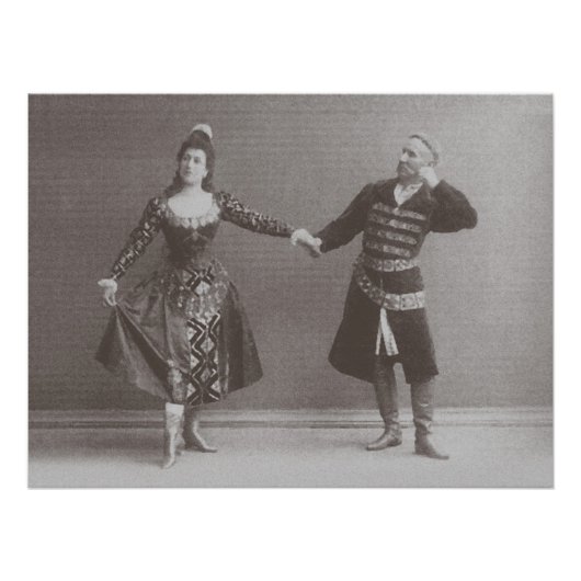 Julia en Felix Kschessinsky in de mazu Poster (Voorkant)