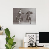 Julia en Felix Kschessinsky in de mazu Poster (Thuiskantoor)