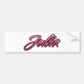 Julia faded pink Aufkleber Sticker (Voorkant)