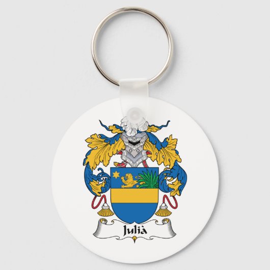 Julia Family Crest Sleutelhanger (Voorkant)