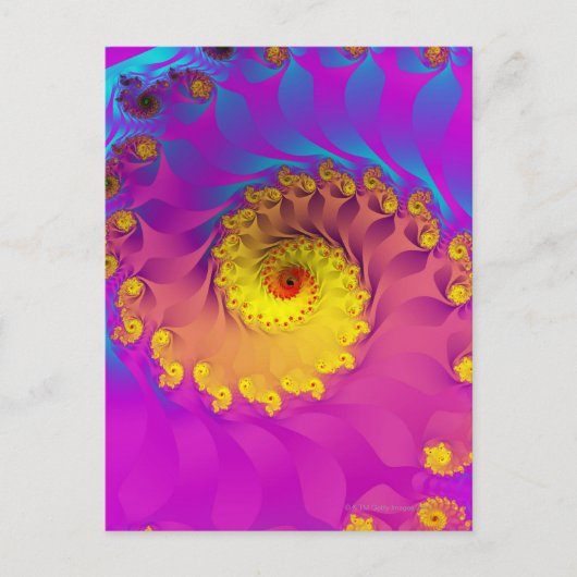 Julia Fractal 2 Briefkaart (Voorkant)