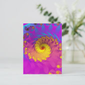 Julia Fractal 2 Briefkaart (Staand voorkant)