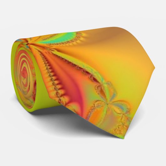 Julia Fractal Bright Stropdas (Opgerold)