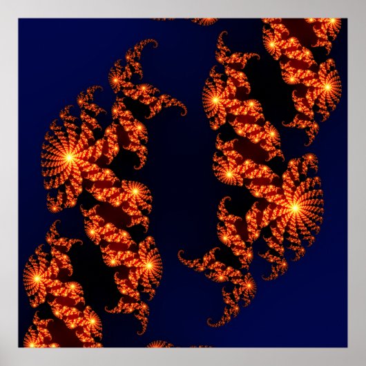 Julia Fractal Zoom Poster (Voorkant)