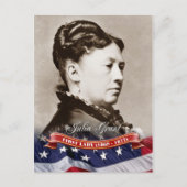 Julia Grant, First Lady of the U.S. Briefkaart (Voorkant)