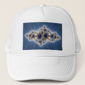 Julia in Blue - Fractal Art Trucker Pet (Voorkant)