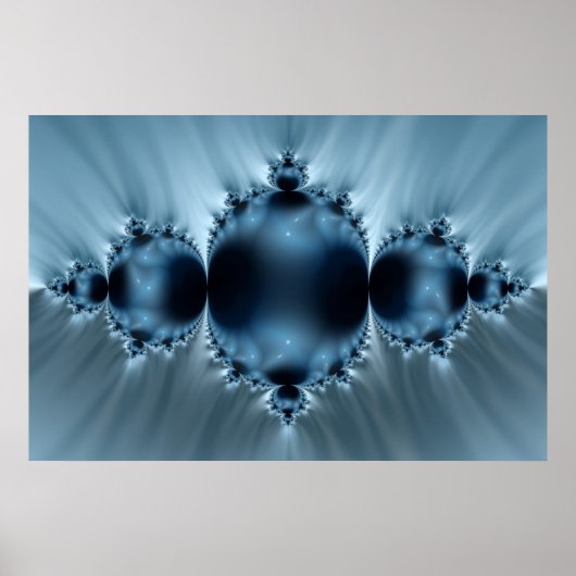 Julia in het blauw poster (Voorkant)