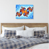 Julia Island Mandelbrot Set Canvas Afdruk (Insitu (Slaapkamer))