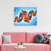 Julia Island Mandelbrot Set Canvas Afdruk (Insitu (Woonkamer))