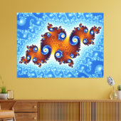 Julia Island Mandelbrot Set Canvas Afdruk (Insitu (Woonkamer))