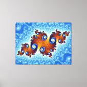 Julia Island Mandelbrot Set Canvas Afdruk (Voorkant)