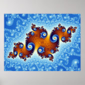 Julia Island Mandelbrot Set Poster (Voorkant)