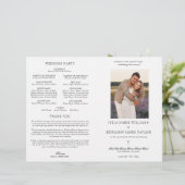 Julia katholieke bruiloft-ceremonie met massaprogr (Staand voorkant)