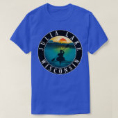 Julia Lake Wisconsin Kayaking T-shirt (Design voorkant)