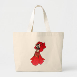 Julia Lolita Belly Dancer Art Grote Tote Bag