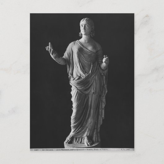 Julia Mamaea moeder van Emperor Severus Alexander Briefkaart (Voorkant)