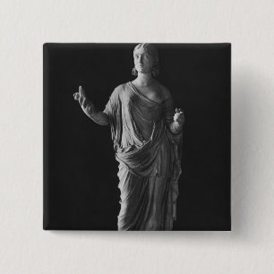 Julia Mamaea moeder van Emperor Severus Alexander Vierkante Button 5,1 Cm