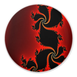 Julia Mandelbrot Abstract Fractal Art I Keramische Knop