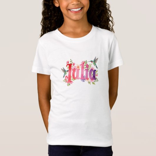 Julia - Persoonlijk Shirt - Voor Kinderen (Voorkant)