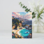 Julia Pfeiffer Burns Californië Briefkaart (Staand voorkant)