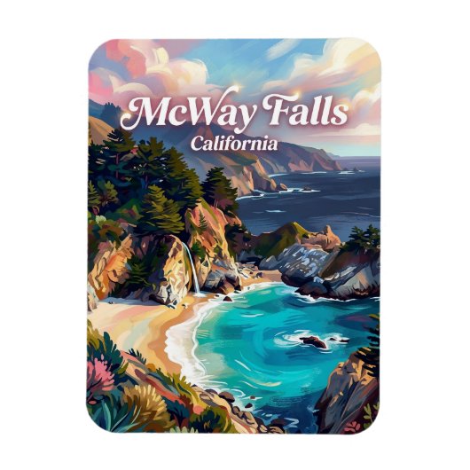 Julia Pfeiffer Burns Californië Magneet (Verticaal)