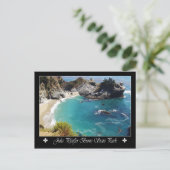 Julia Pfeiffer Burns State Park, Californië Briefkaart (Staand voorkant)