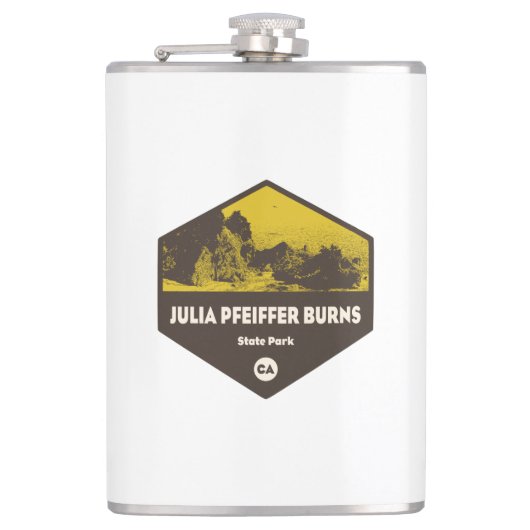 Julia Pfeiffer Burns State Park Californië Heupfles (Voorkant)