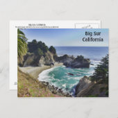 Julia Pfeiffer State Park-Big Sur Briefkaart (Voorkant / Achterkant)