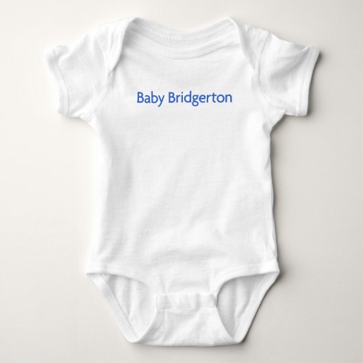 Julia Quinn Baby B. Infant Creeper (Blauw) Romper (Voorkant)