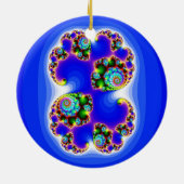 Julia Set Mandelbrot Set Fractal Geometry Keramisch Ornament (Achterkant)