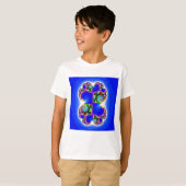 Julia Set Mandelbrot Set Fractal Geometry T-shirt (Voorkant volledig)