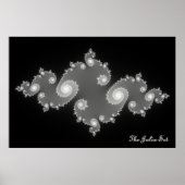 Julia Set (negatief) Poster (Voorkant)