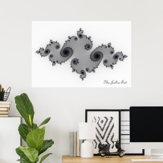 Julia Set Poster (Thuiskantoor)