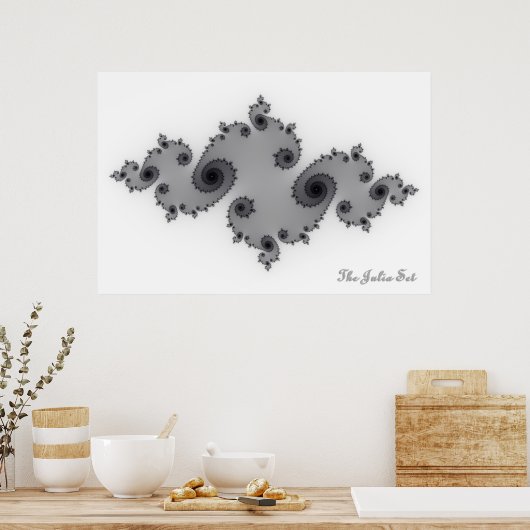 Julia Set Poster (Keuken)