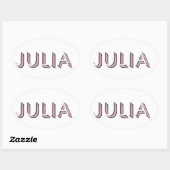 Julia sticker naam (Vel)