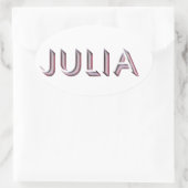 Julia sticker naam (Tas)