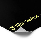 Julia Twins Poster (Hoek)