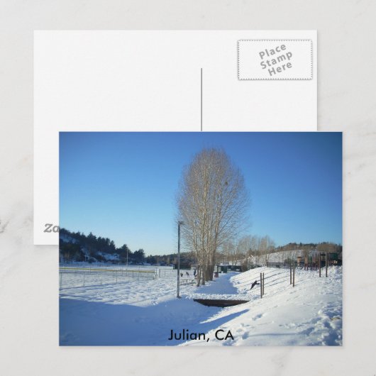 Julian, CA Briefkaart (Voorkant / Achterkant)