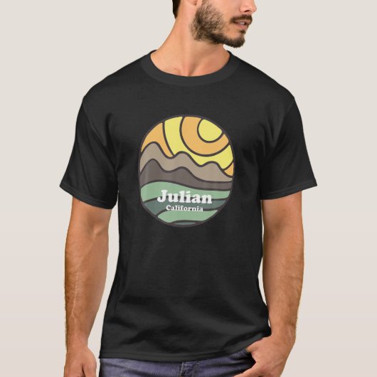 Julian California Mountains CA Vacation Souvenir T-shirt (Voorkant)